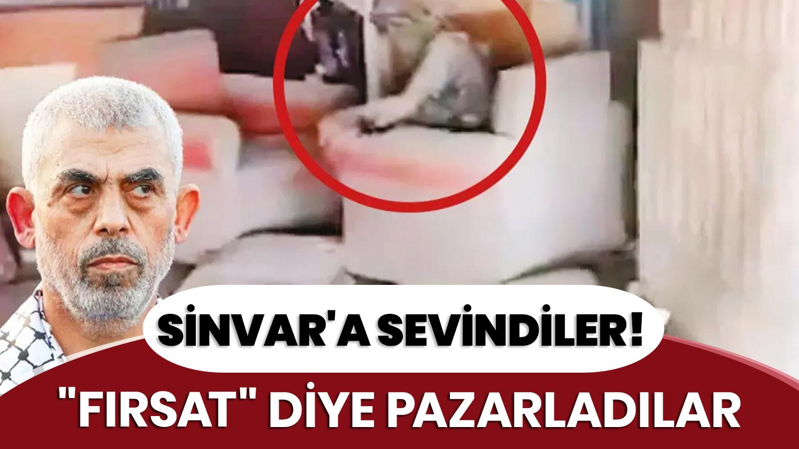 Çocukları görmeyip şehit Yahya Sinvar'a sevindiler! Soykırımcılar iki gün sonra fark etmiş