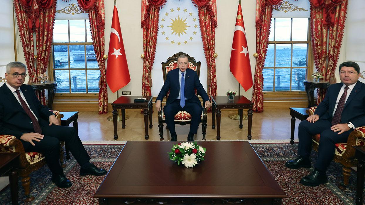Cumhurbaşkanı Erdoğan, Adalet Bakanı Tunç ve Sağlık Bakanı Memişoğlu'nu kabul etti