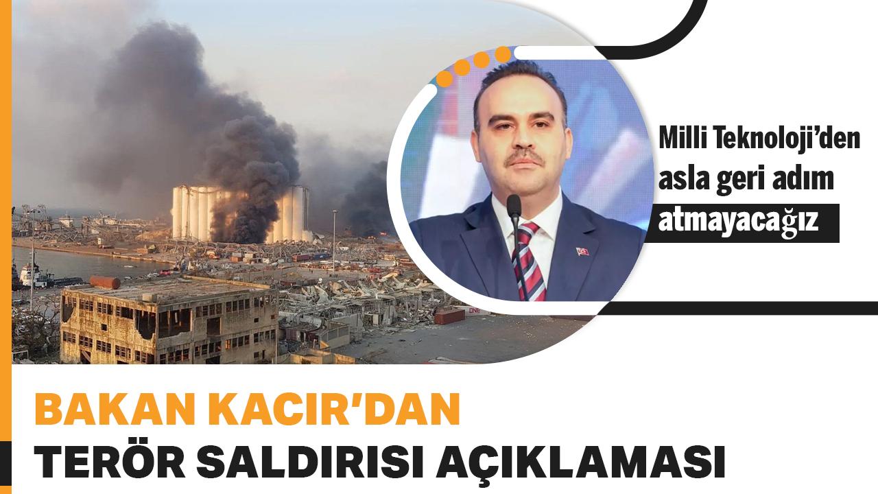TUSAŞ'a terör saldırısı! Bakan Kacır: Milli Teknoloji Hamlesi yolculuğundan asla geri adım atmayacağız