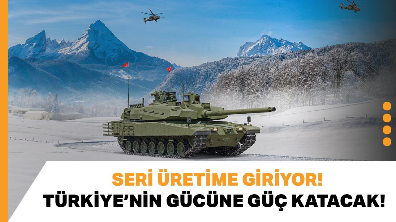 Seri üretime giriyor! Geleceğin teknolojisi Altay Tankı'nda...