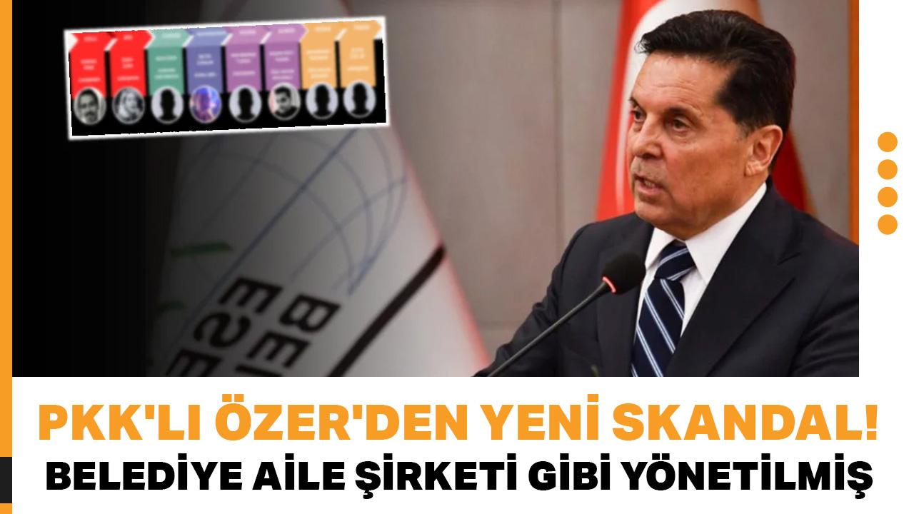 Ahmet Özer'den yeni skandal! Belediye meğer aile şirketiymiş