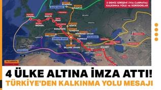 4 ülke altına imza attı! Türkiye'den Kalkınma Yolu mesajı