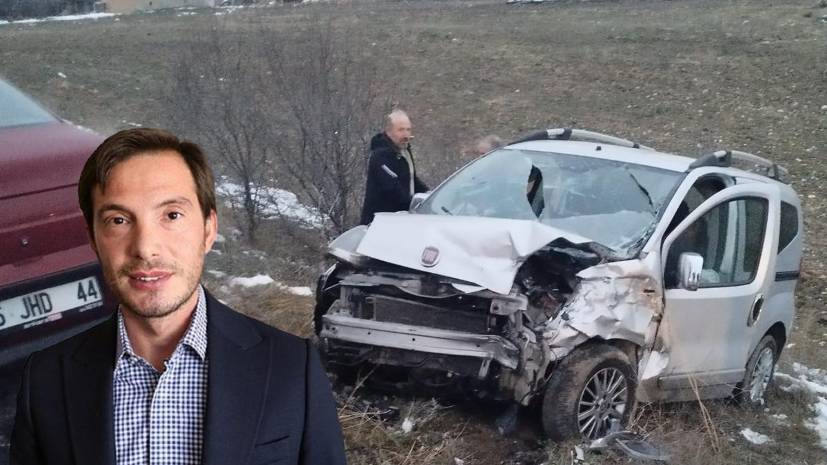 Tokat Belediye Başkanı Yazıcıoğlu büyük risk atlattı! 4 araç zincirleme kaza yaptı