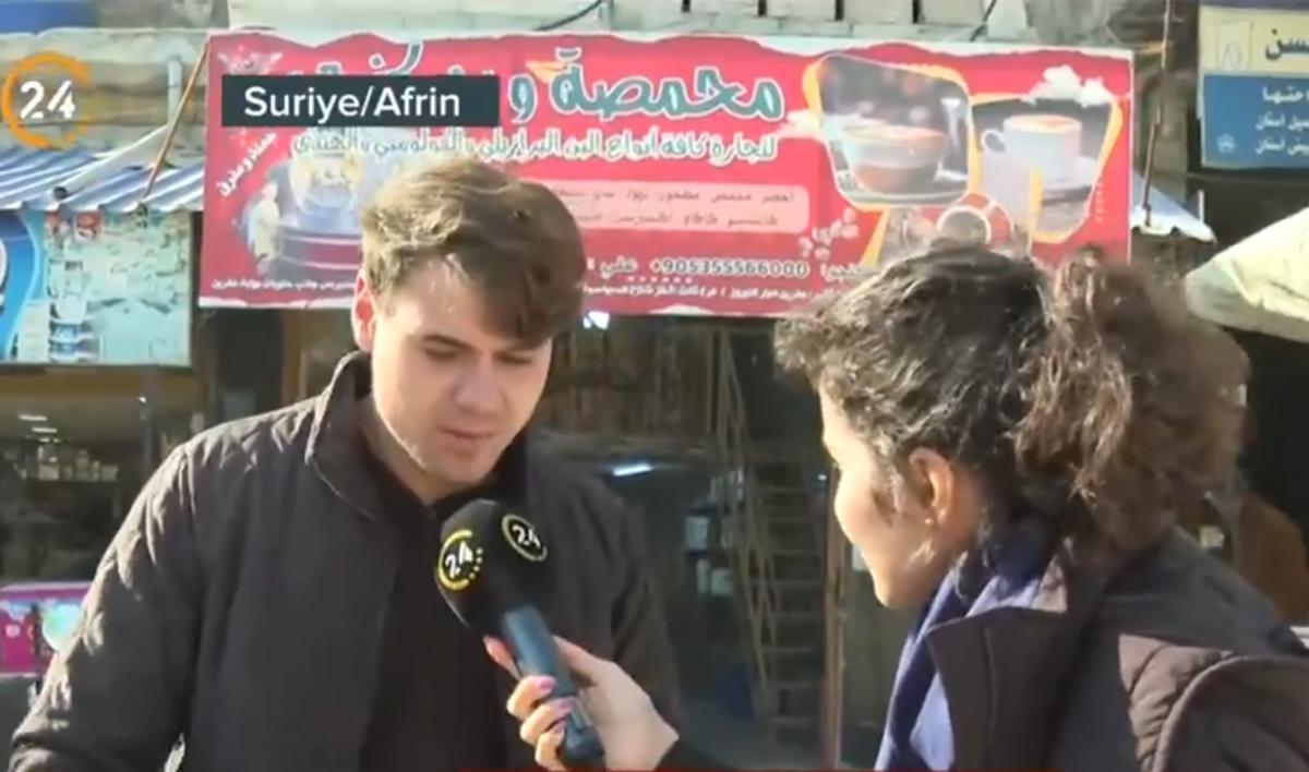 Tel Rıfat'ta PKK/YPG'den kurtuluş sevinci: Afrin'li gençten Cumhurbaşkanı Erdoğan'a teşekkür