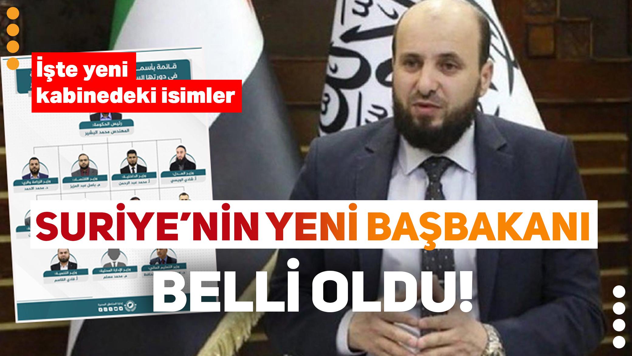 Suriye'nin yeni başbakanı belli oldu
