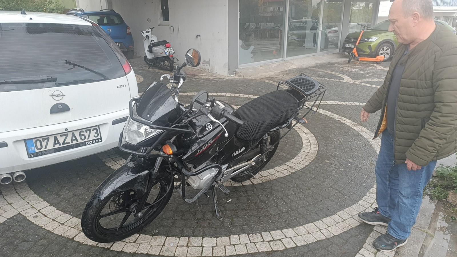 Manavgat'ta motosiklet kazası!