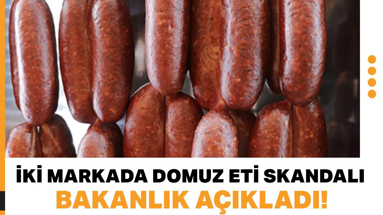 Bakanlık listeyi güncelledi: Sucuk ve kaburgada domuz eti tespit edildi