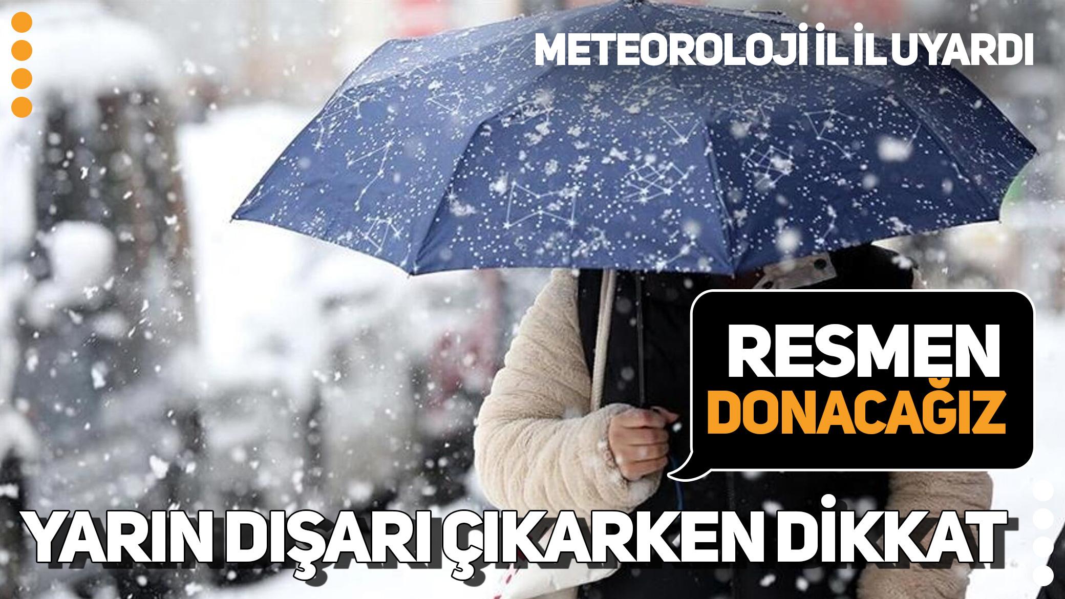 Meteoroloji yeni raporu yayımladı! Yarın dışarı çıkarken dikkat: Hava daha da soğuyacak, kar ve yağmur geliyor