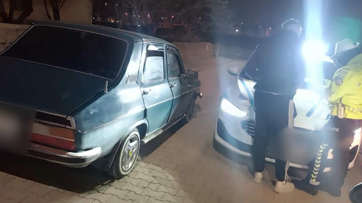 Çevreyi rahatsız eden sürücüye 43 bin lira ceza kesildi