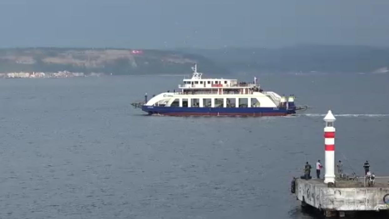 Çanakkale'de feribot seferleri iptal edildi