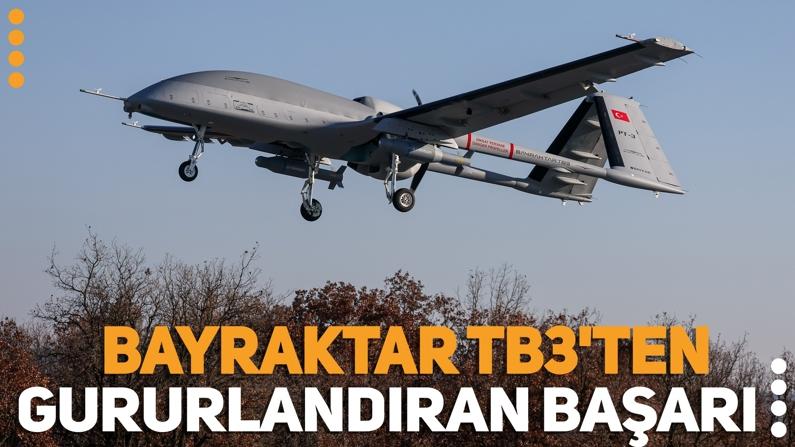 Bayraktar TB3'ten bir gururlandıran başarı daha! İskanlı aAtış testini geçti