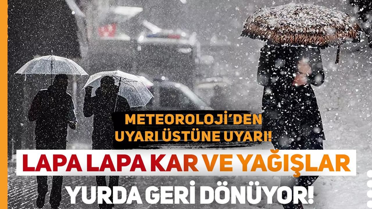 Asıl kış şimdi başlıyor! Meteoroloji il il uyardı