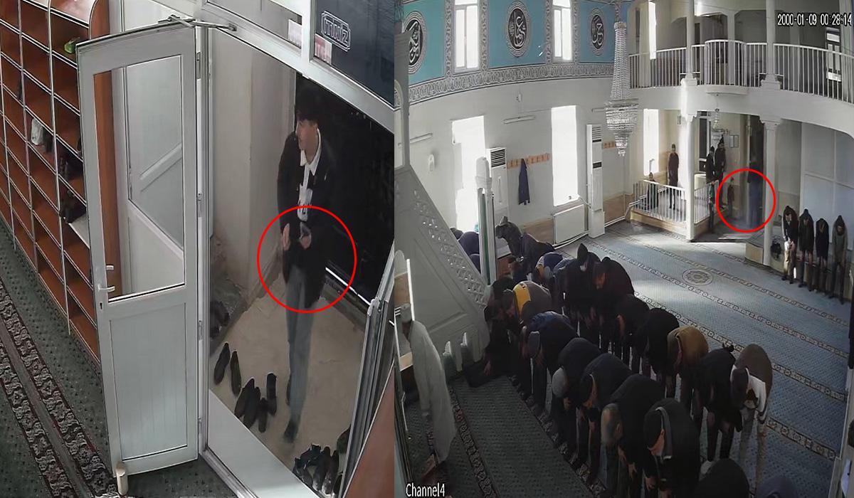 Elazığ'da cami cemaatine torpilli saldırı: O anlar kamerada