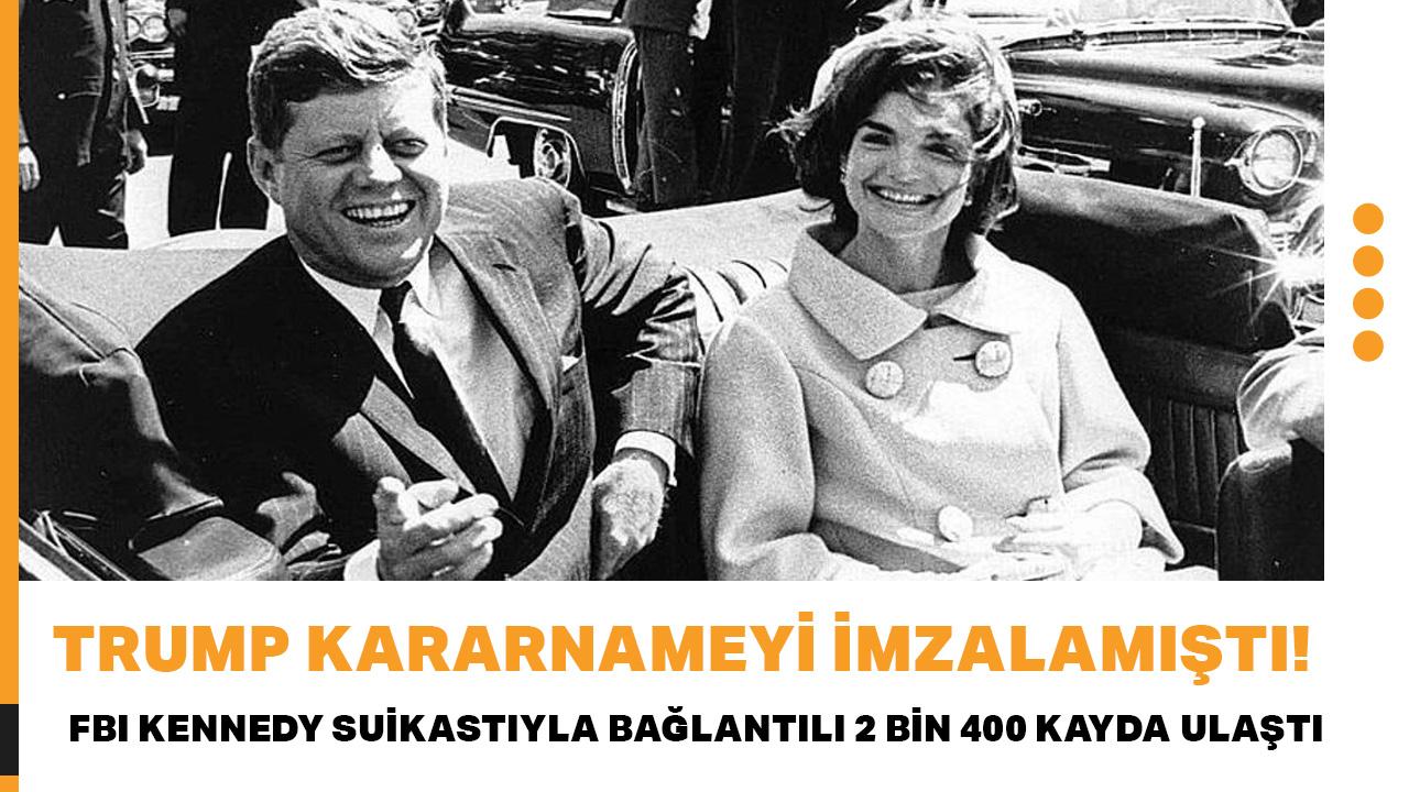 Trump kararnameyi imzalamıştı! FBI Kennedy suikastıyla bağlantılı 2 bin 400 kayda ulaştı