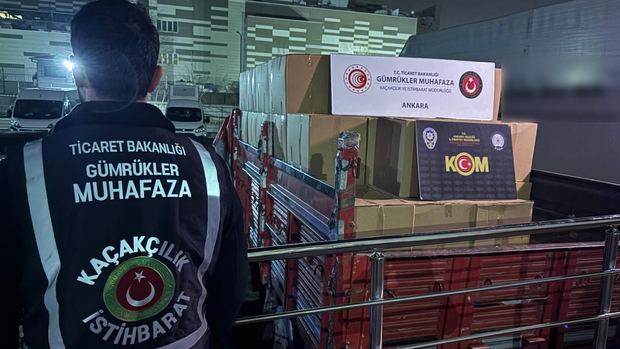 Ankara ve Sakarya'da 38 milyon liralık kaçakçılık operasyonu