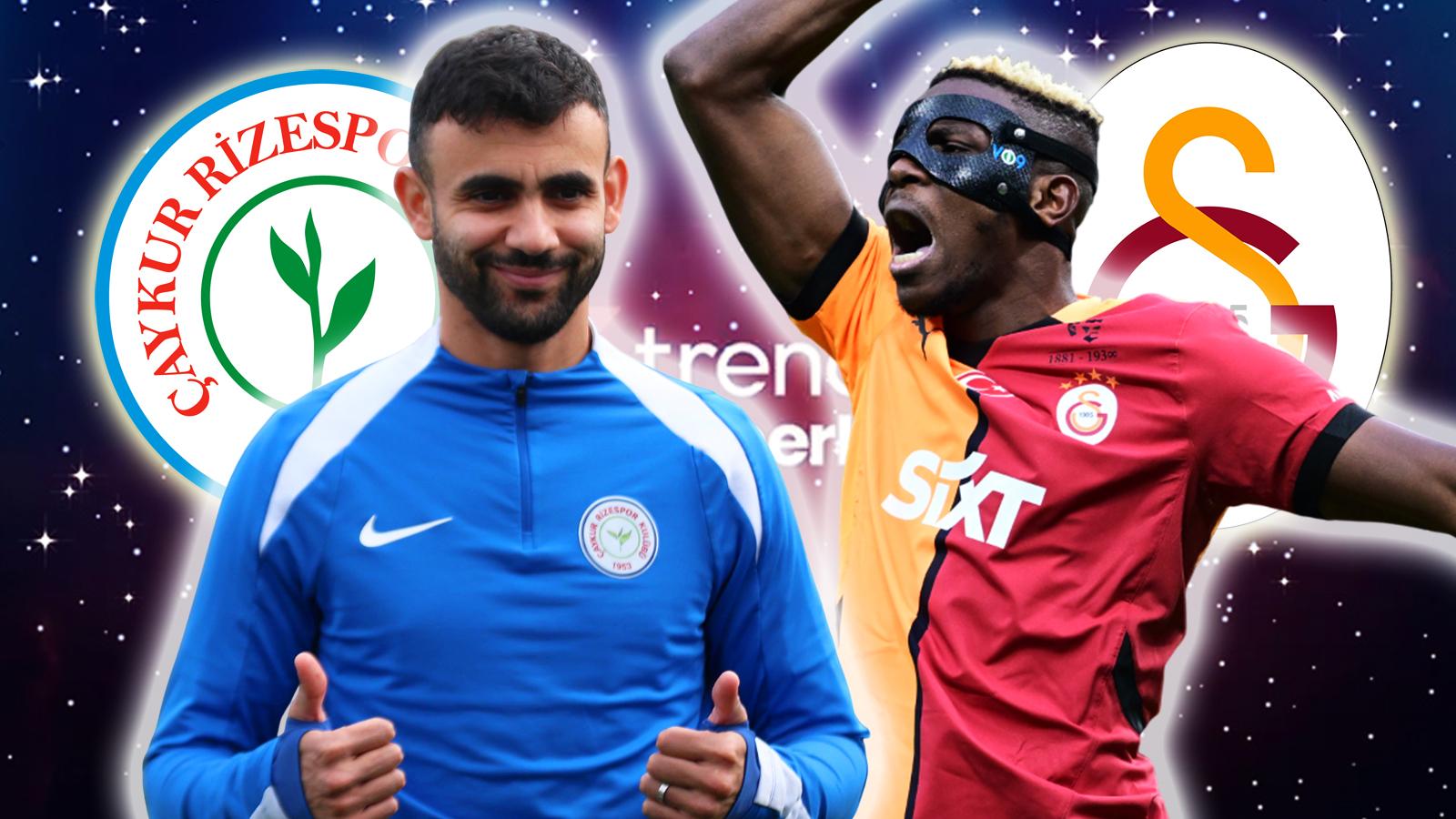 Rizespor Galatasaray maç kadrosu! Süper Lig Rizespor Galatasaray