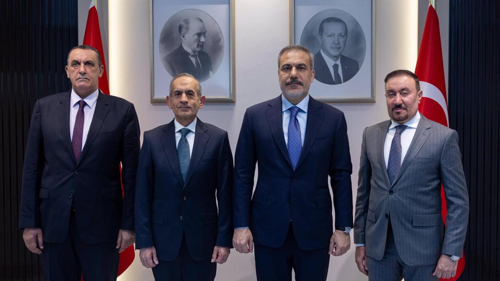 Bakan Fidan, Irak Türkmen Cephesi Başkanı Turan'ı kabul etti