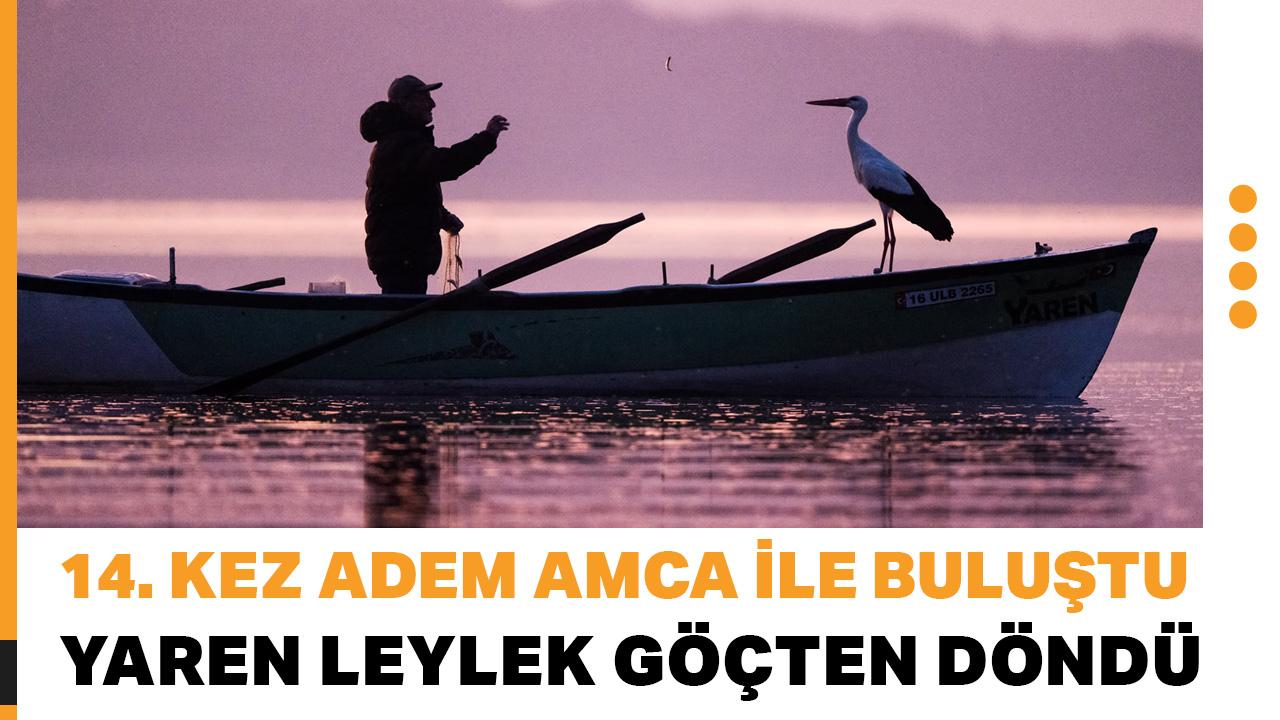 14. yılda da yeniden! Adem amca ile Yaren leylek buluştu