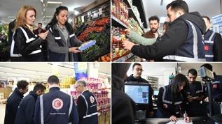 Ramazan Bayramı öncesi marketler denetlendi