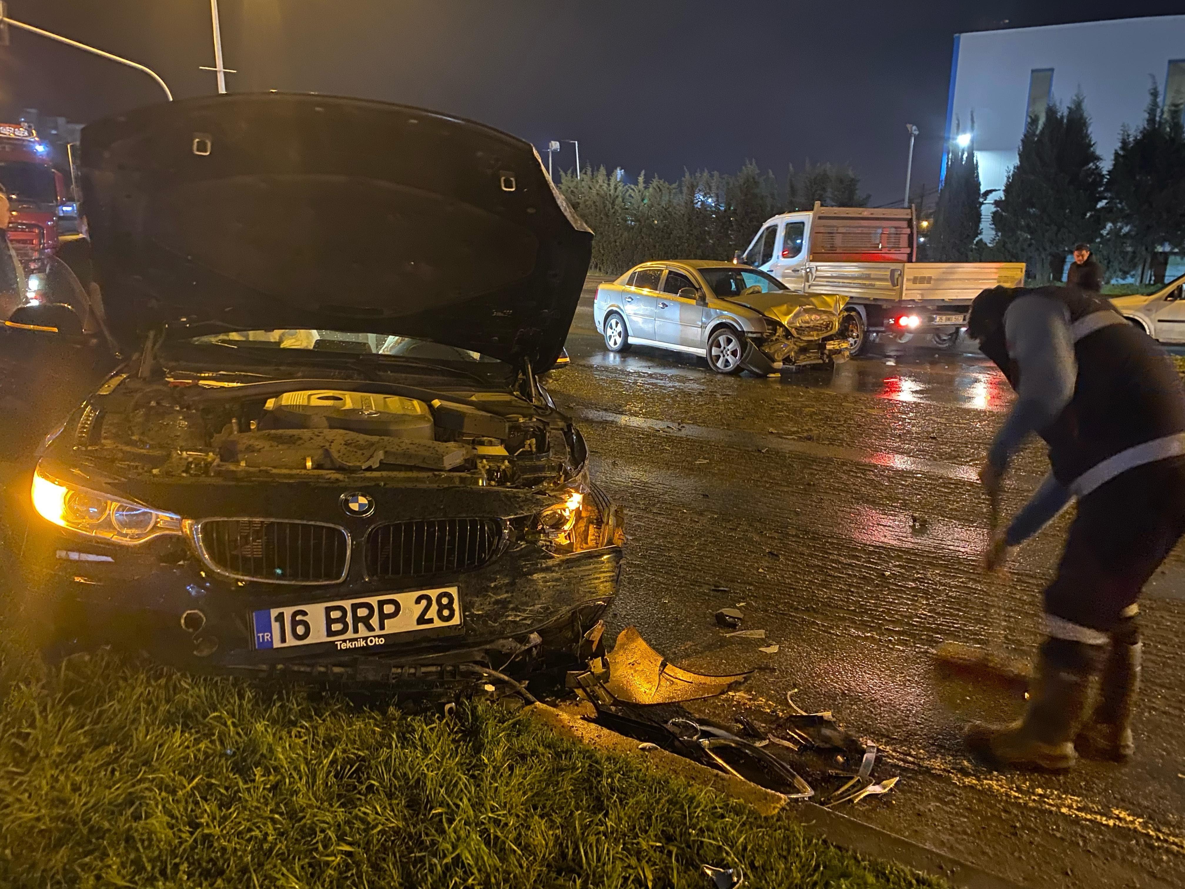 Zonguldak Ereğli'de trafik kazası: 2 Yaralı!