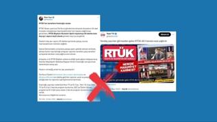 DMM: RTÜK'ten kanallara taraflı ceza iddiası asılsız
