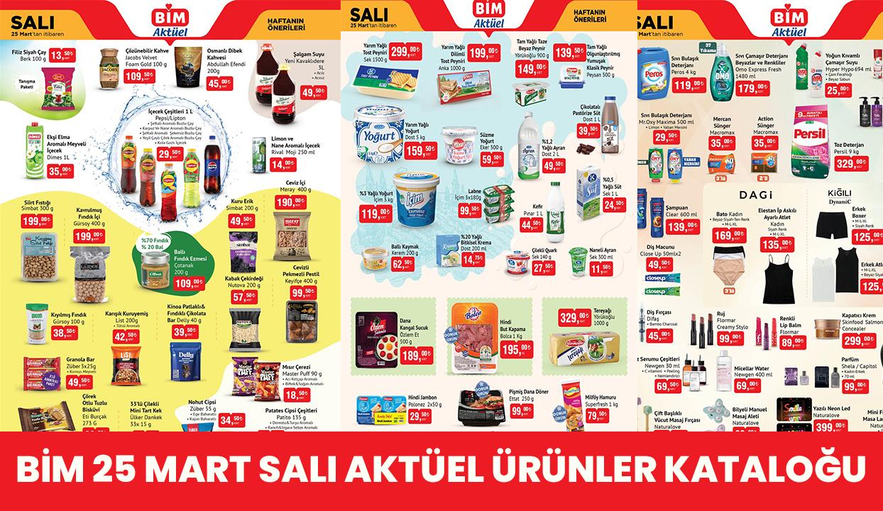 BİM'de bu Salı ne var? 25 Mart 2025 BİM aktüel ürünler kataloğu
