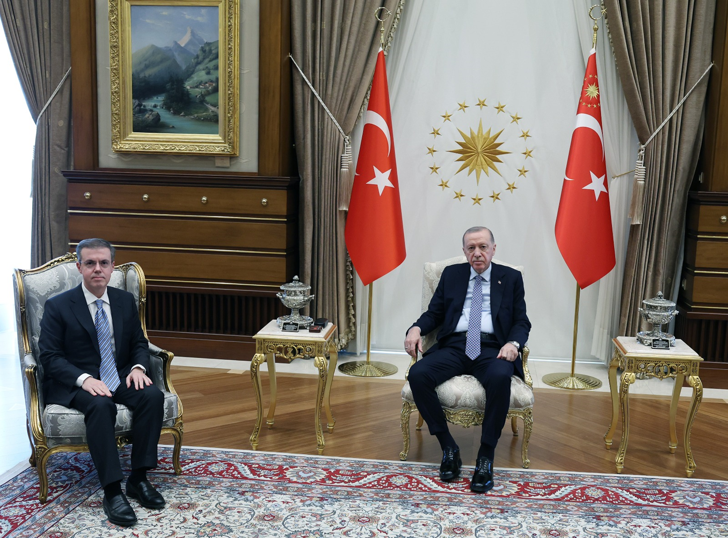 Cumhurbaşkanı Erdoğan, İhlas Holding Yönetim Kurulu Başkanı Ören'i kabul etti