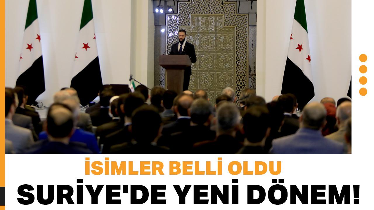 Suriye Cumhurbaşkanı Ahmed Şara'nın yeni kabinesi açıklandı