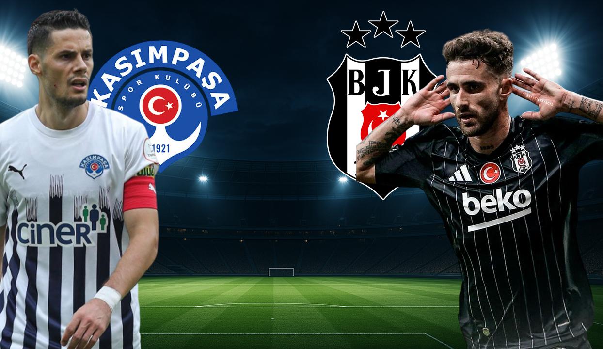 Kasımpaşa - Beşiktaş maçı saat kaçta, hangi kanalda? Kasımpaşa - Beşiktaş maçı canlı izle!