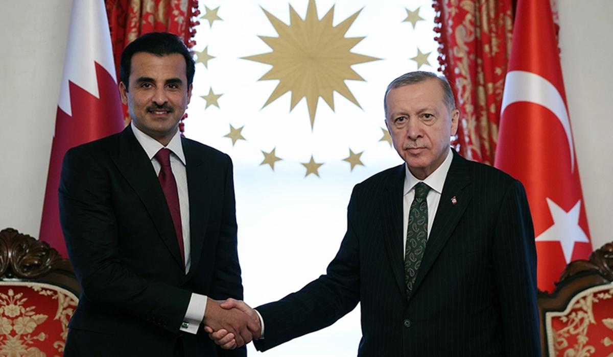 Cumhurbaşkanı Erdoğan, Katar Başbakanı El Sani'yi kabul etti