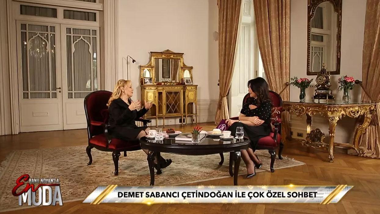 “Banu Noyan'la En Moda”da bu hafta Demet Sabancı rüzgârı esti!