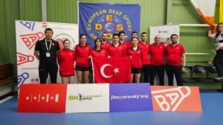 Türk İşitme Engelliler Avrupa Badminton Şampiyonası'nda 6 madalya kazandı