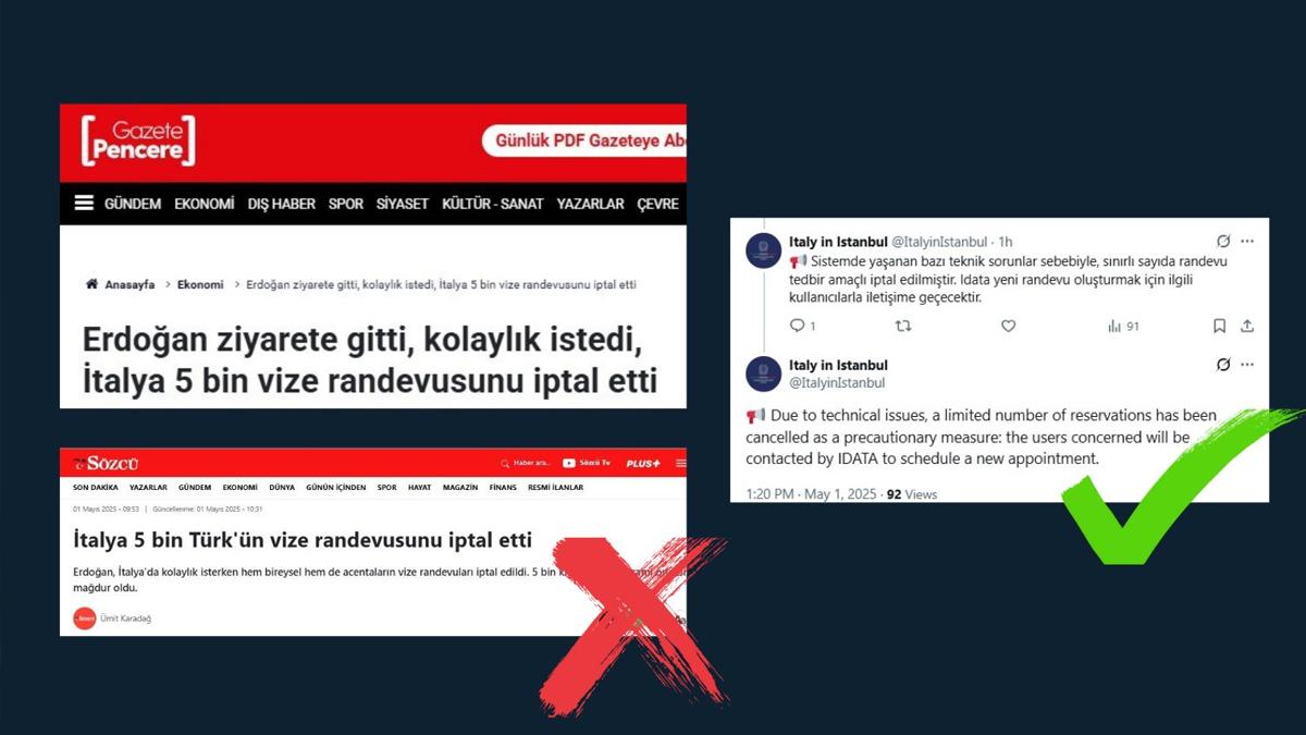Cumhurbaşkanı Erdoğan'ın İtalya ziyaretinden rahatsız oldular! Vize yalanı tutmadı