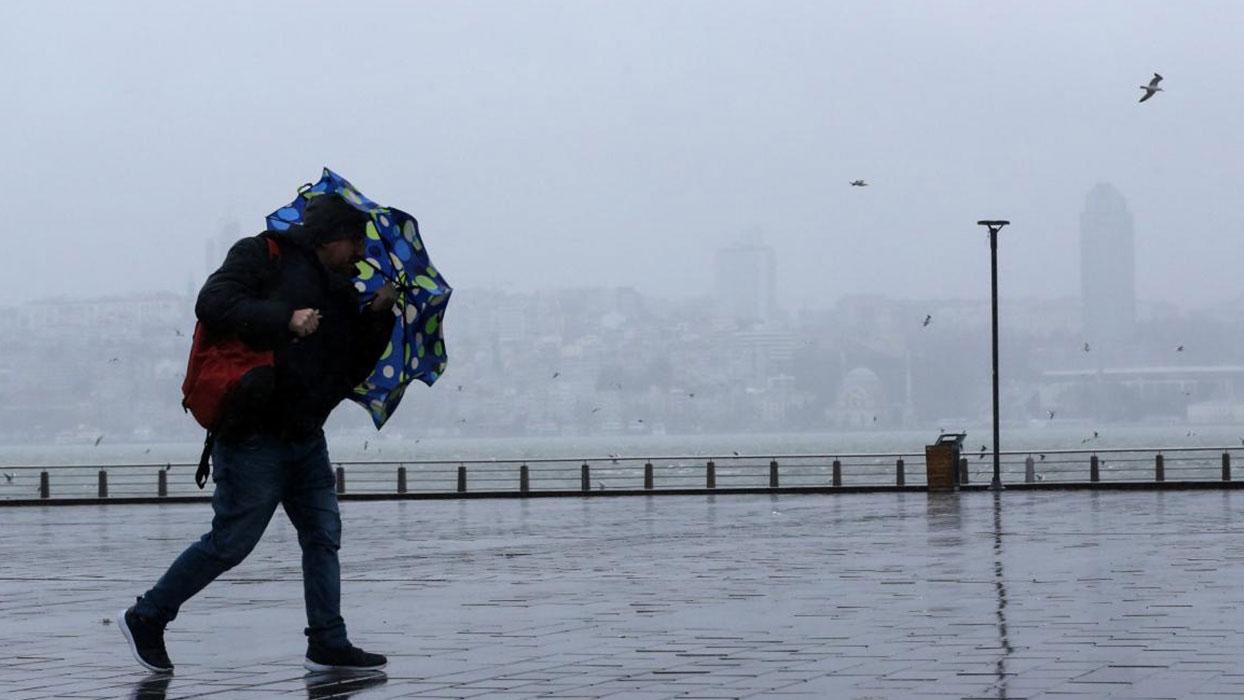 Meteoroloji'den kuvvetli sağanak ve fırtına uyarısı