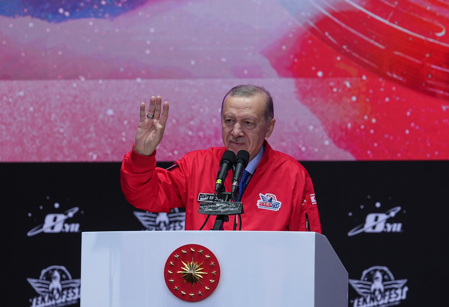 Cumhurbaşkanı Erdoğan'dan faşizanları korkutacak mesaj: Buradayız, burada olmaya devam edeceğiz