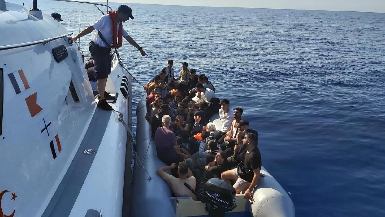 48 düzensiz göçmen yakalandı
