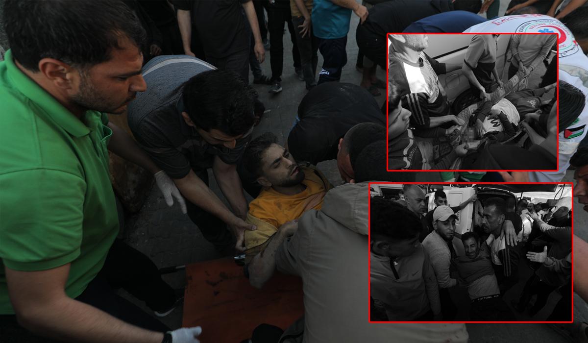 İşgalci İsrail kana doymuyor! Gazze'de okul bombaladı