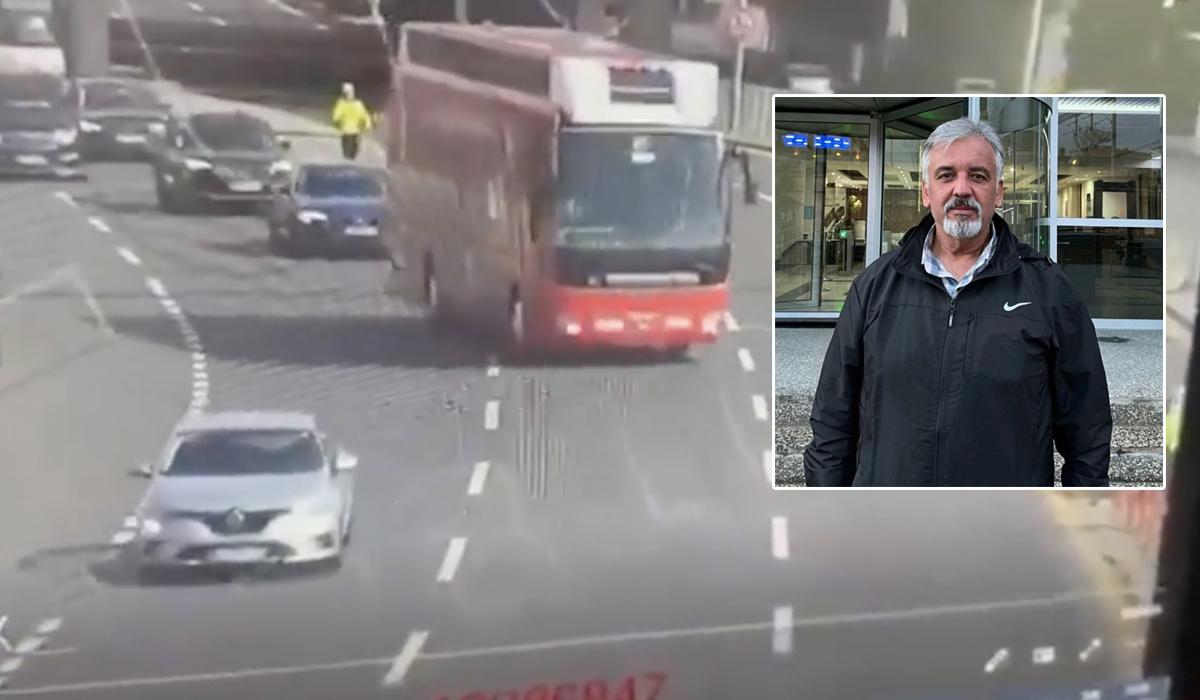 Polisin üzerine sürmüştü: CHP otobüs şoförünün cezası belli oldu