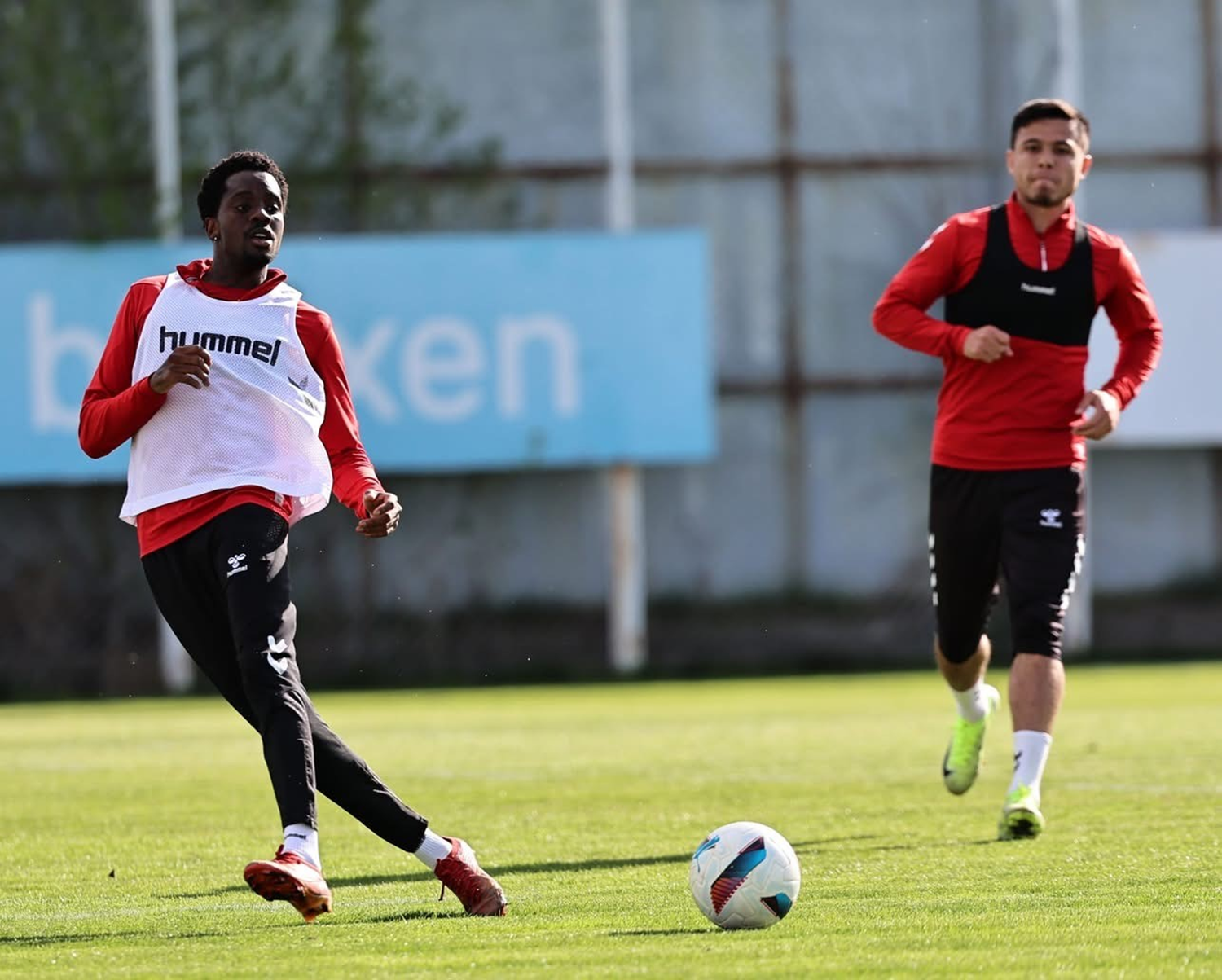 Sivasspor, Bodrum FK maçı antrenmanlarına devam ediyor