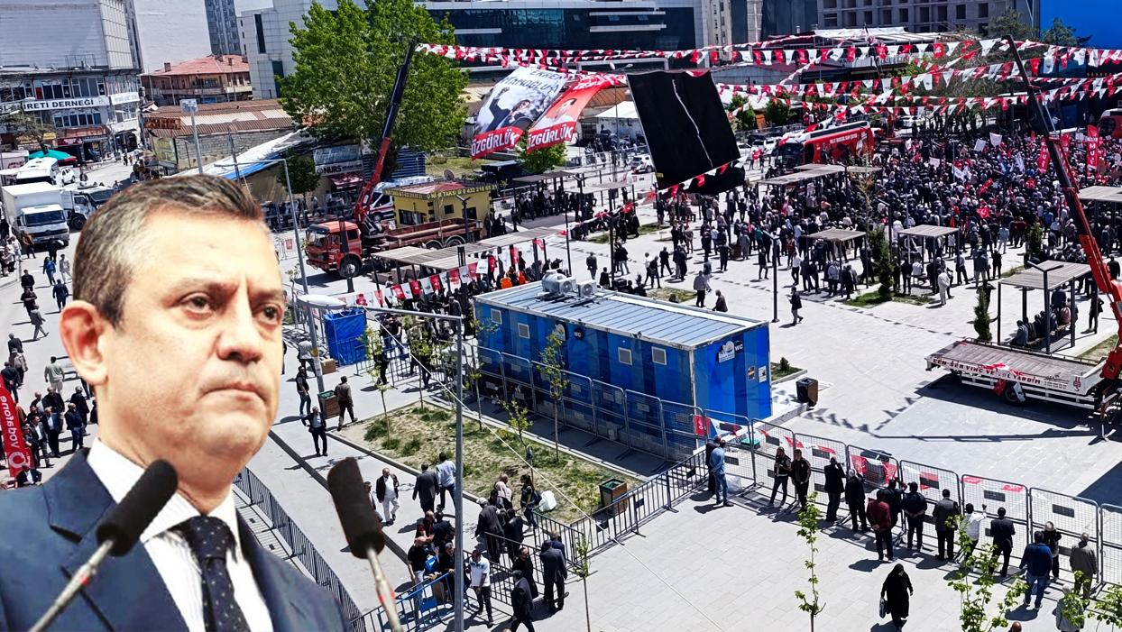 CHP'nin Van mitingi boş geçti: Çevre illerden gelen parti üyeleri yetmedi