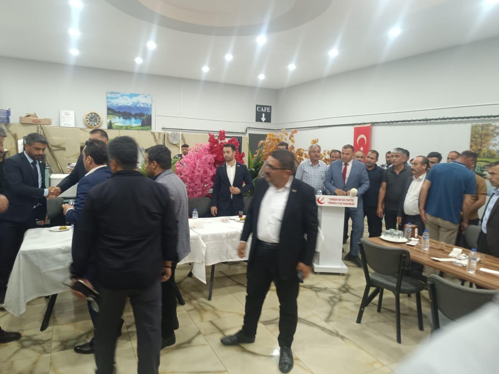 Yeniden Refah Partisi Türkoğlu İlçe Başkanı istifa etti