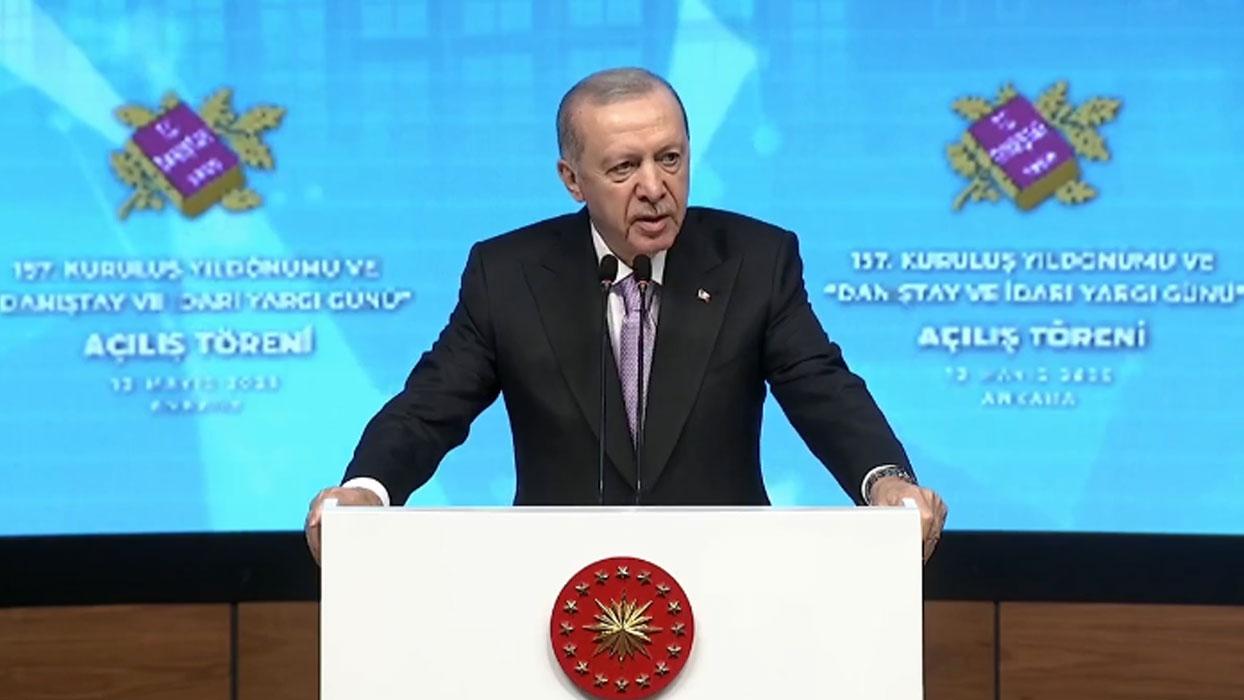 Cumhurbaşkanı Erdoğan: Vatandaşlarımızın hak ve hukukunun korunması noktasında kararlıyız