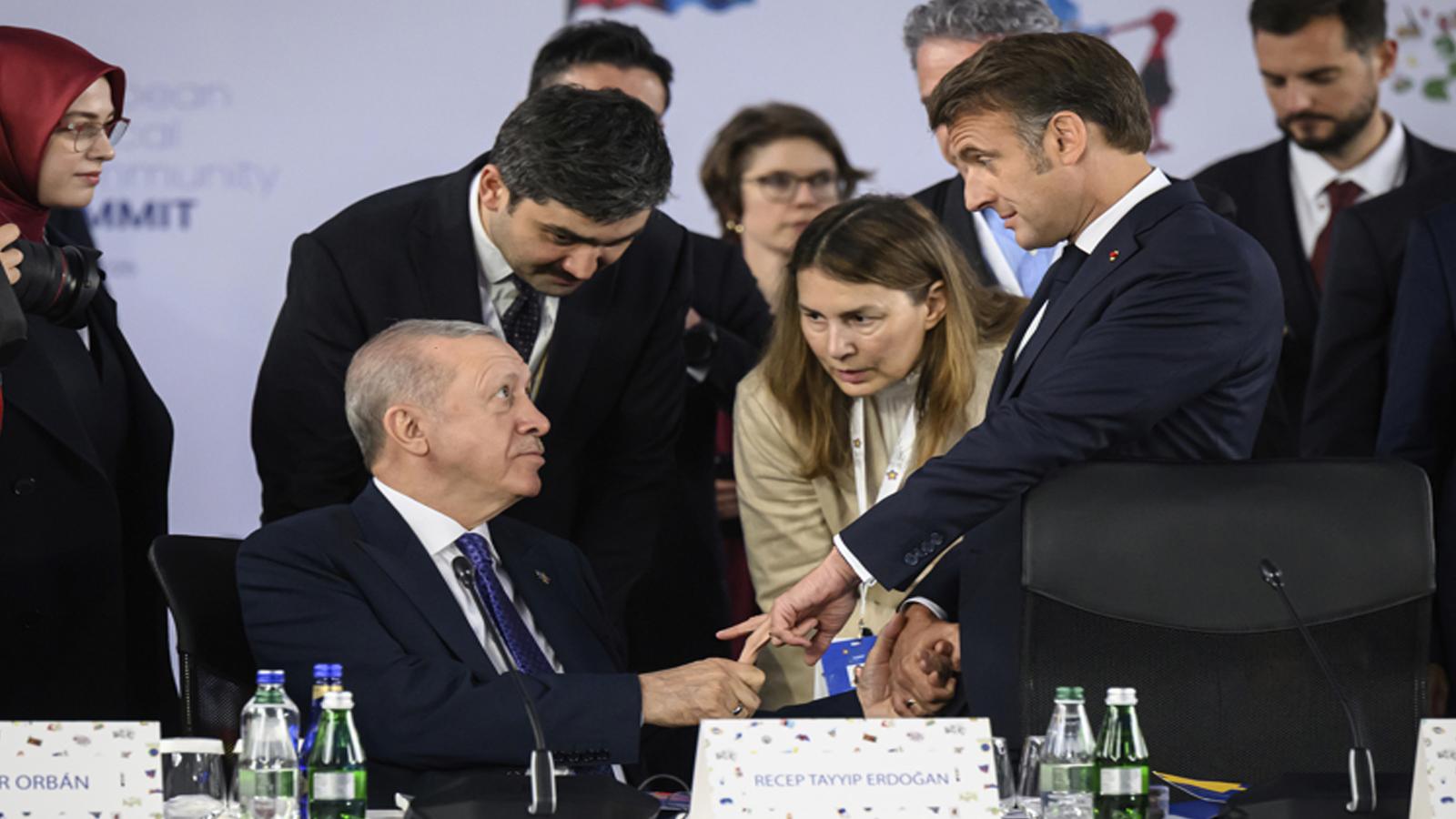 Cumhurbaşkanı Erdoğan, Avrupa Siyasi Topluluğu Zirvesi'nde Macron'un üstünlük kurma hamlesine cevap verdi