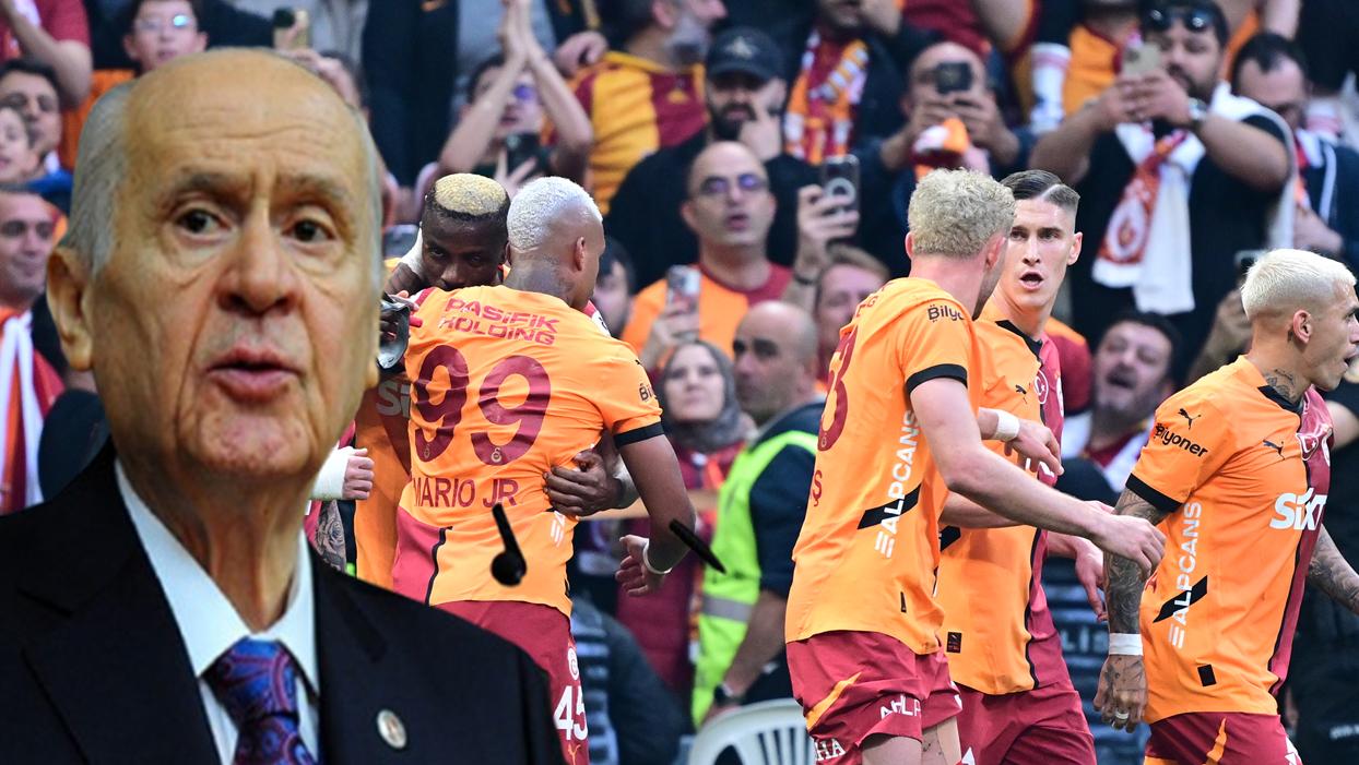 MHP Lideri Bahçeli'den Galatasaray'a tebrik mesajı