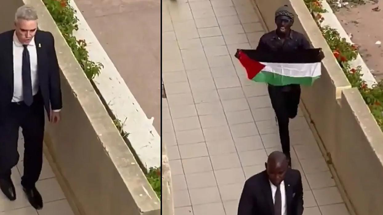 İsrail Büyükelçisi Senegal'de Filistin protestosuyla karşılaştı
