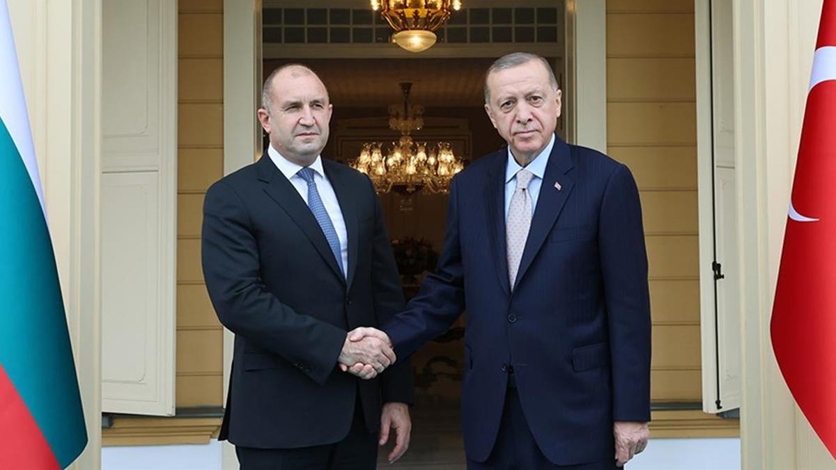 Cumhurbaşkanı Erdoğan, Bulgaristan Cumhurbaşkanı ile savunma ve enerji alanlarında görüştü