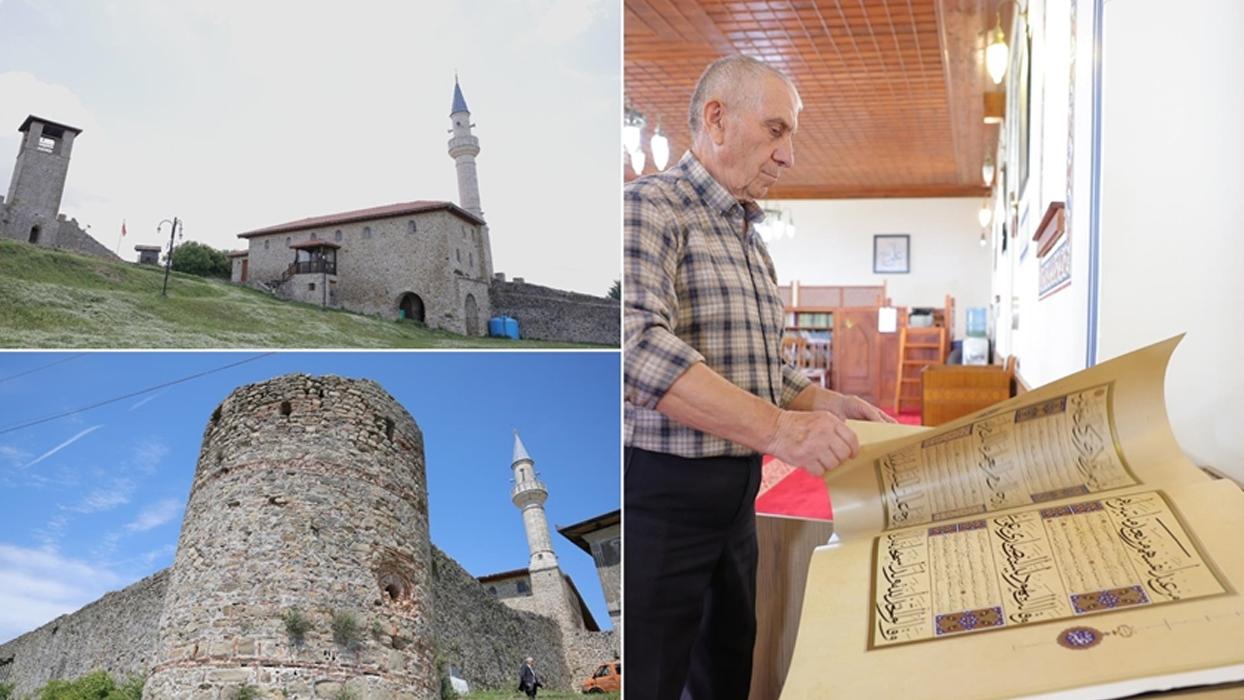 Cumhurbaşkanı Erdoğan'ın hediyesi Kur'an-ı Kerim, Preza Kalesi Camisi'nde muhafaza ediliyor