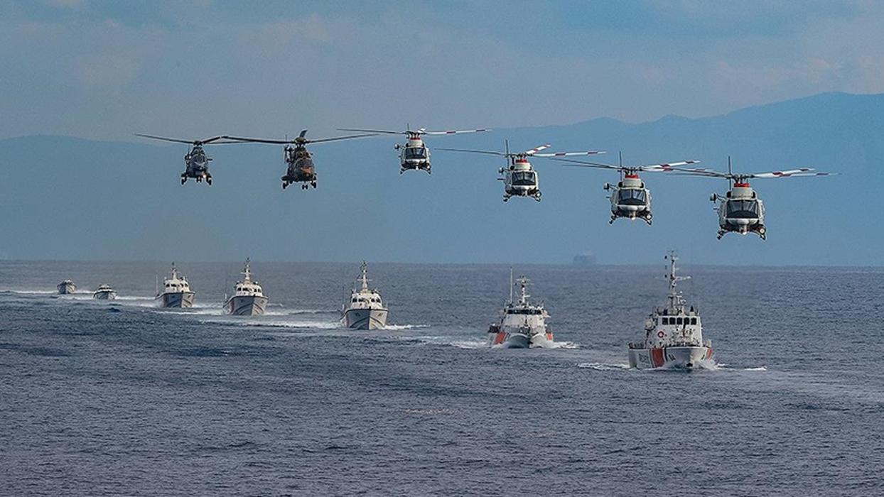 Anadolu Yıldızı 2025 Müşterek Arama Kurtarma Tatbikatı'nın Ege Denizi'ndeki kısmı başladı