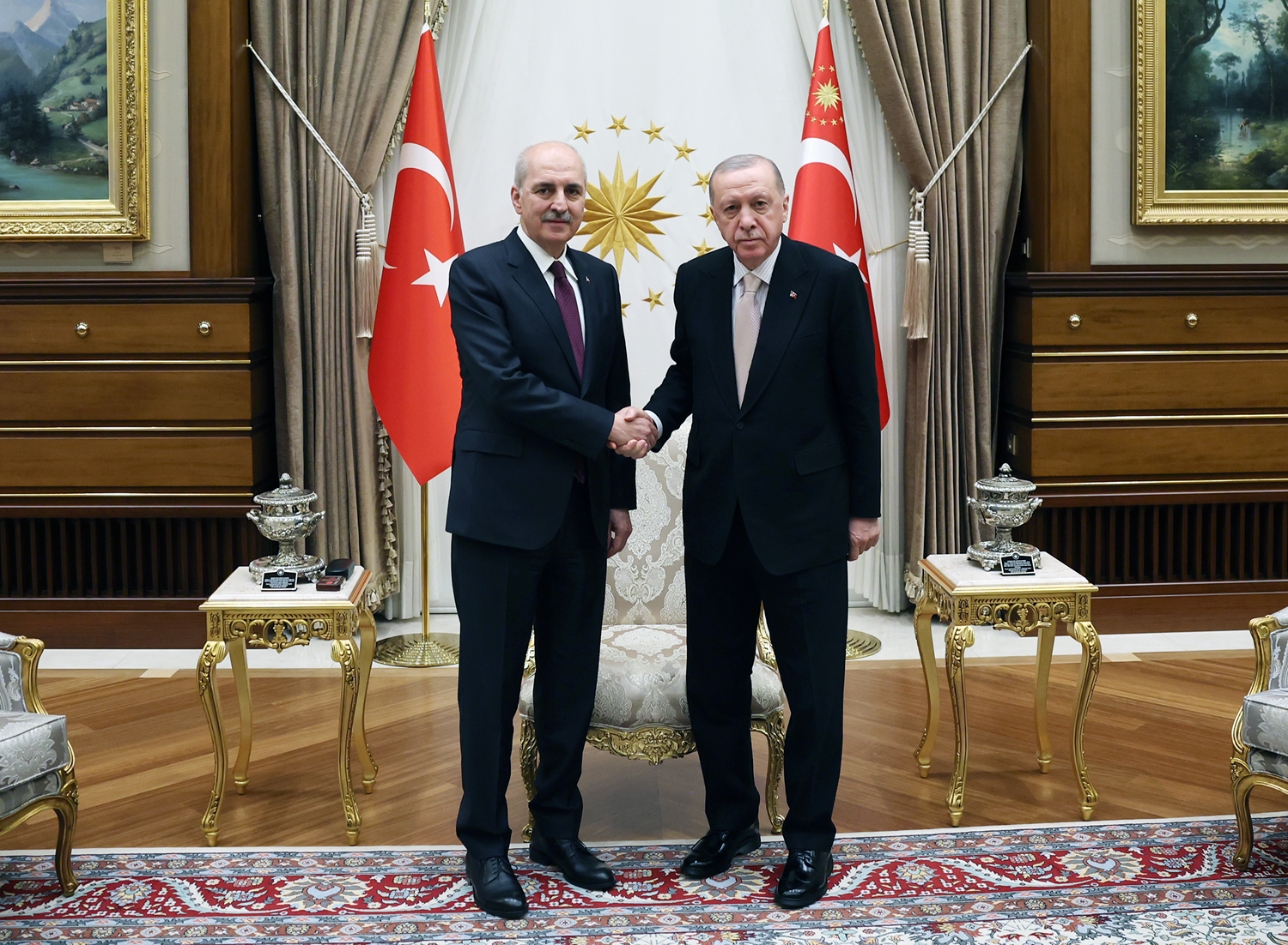 Cumhurbaşkanı Erdoğan Numan Kurtulmuş'a tebrik mesajı