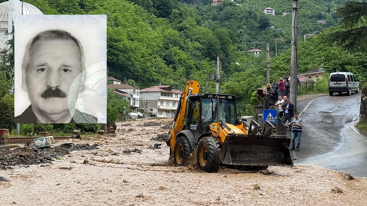 Trabzon'da şiddetli yağış felakete dönüştü: 72 yaşındaki adam kayboldu